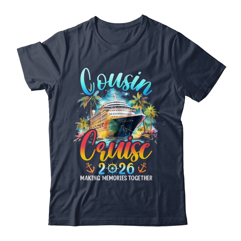 Cousins Cruise 2026 Cruising Cousin Vacation Trip Matching Shirt & Tank Top | teecentury