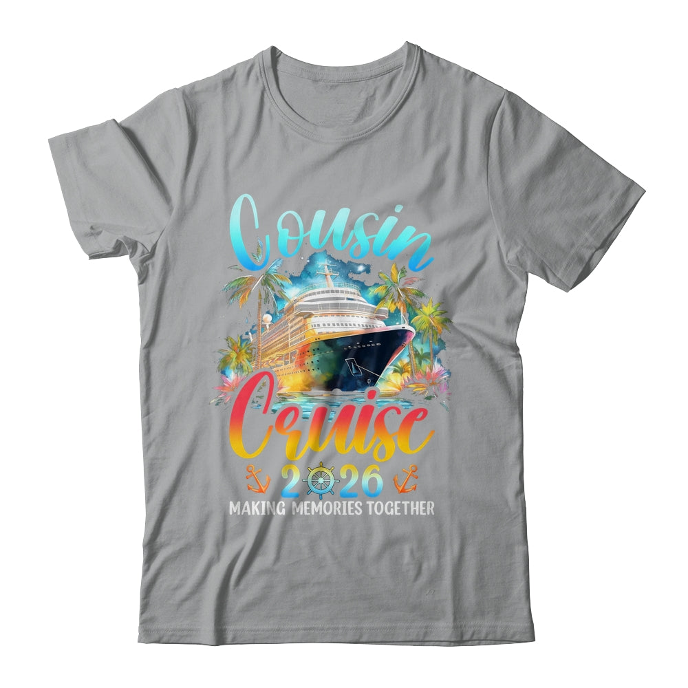Cousins Cruise 2026 Cruising Cousin Vacation Trip Matching Shirt & Tank Top | teecentury