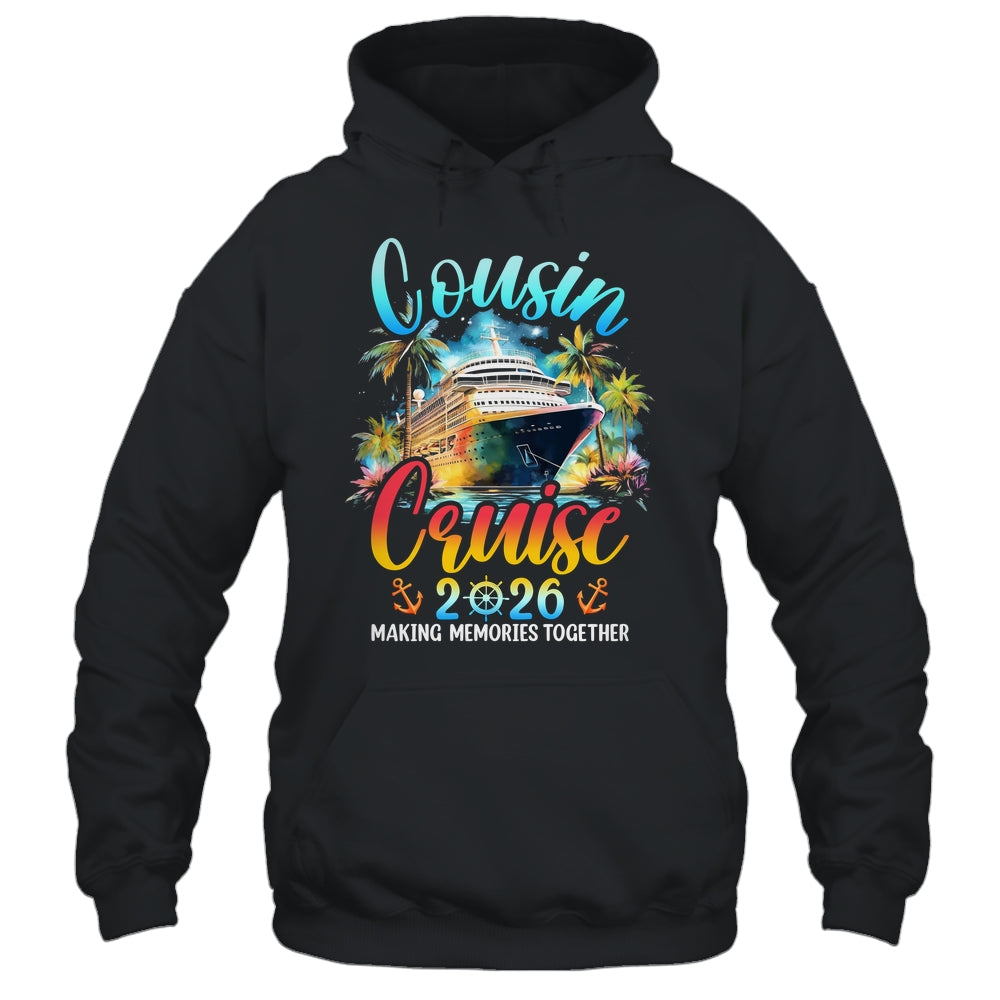 Cousins Cruise 2026 Cruising Cousin Vacation Trip Matching Shirt & Tank Top | teecentury