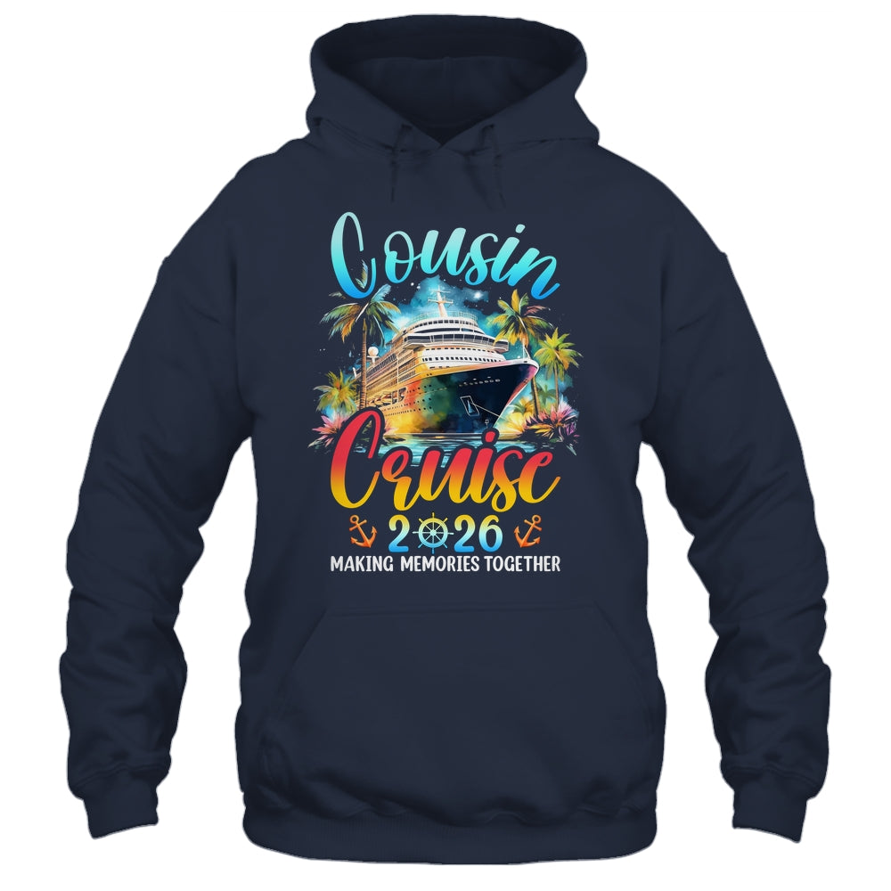 Cousins Cruise 2026 Cruising Cousin Vacation Trip Matching Shirt & Tank Top | teecentury