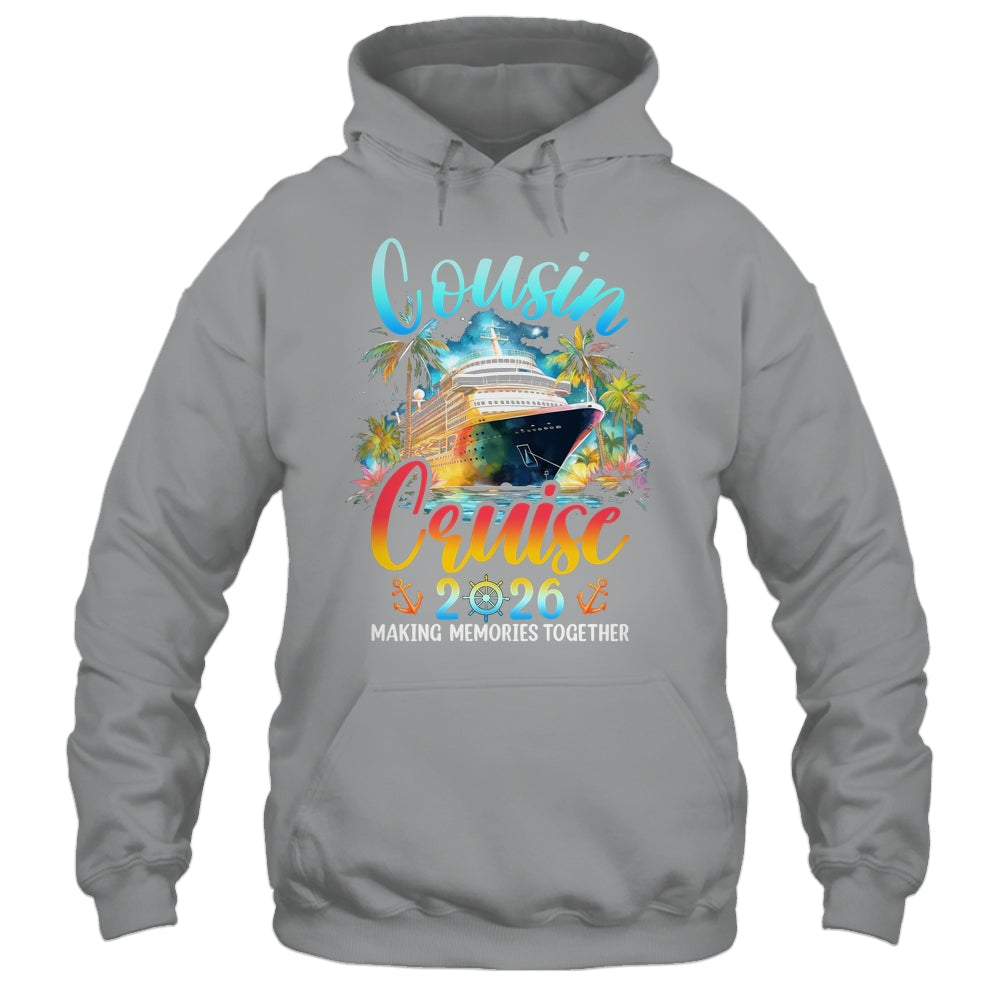 Cousins Cruise 2026 Cruising Cousin Vacation Trip Matching Shirt & Tank Top | teecentury
