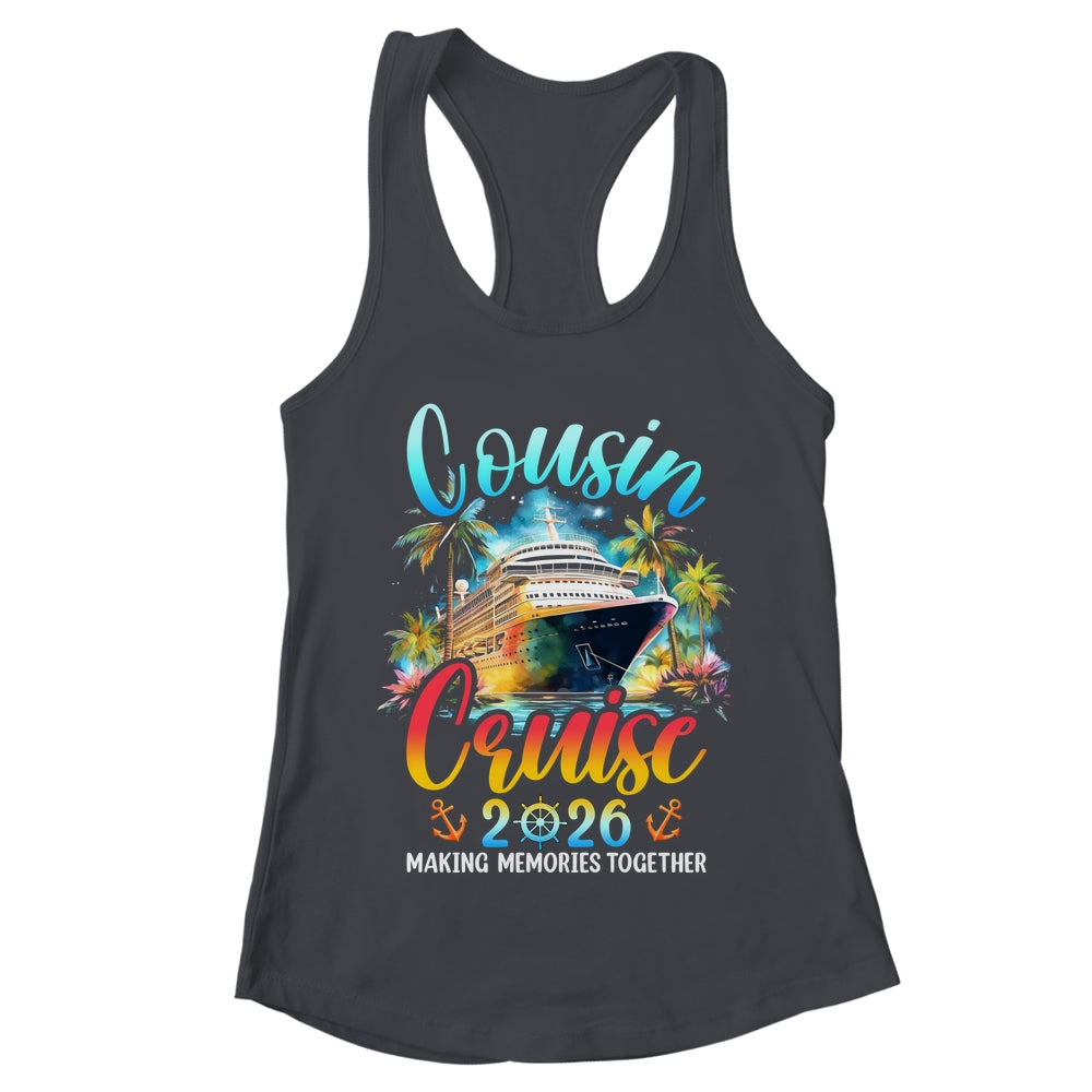 Cousins Cruise 2026 Cruising Cousin Vacation Trip Matching Shirt & Tank Top | teecentury