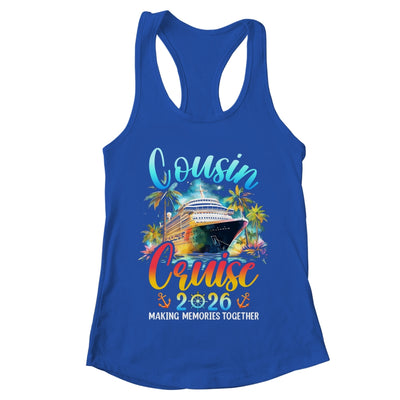 Cousins Cruise 2026 Cruising Cousin Vacation Trip Matching Shirt & Tank Top | teecentury