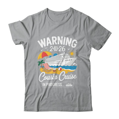Cousins Cruise Trip In Progress 2026 Cousins Cruising Shirt & Tank Top | teecentury