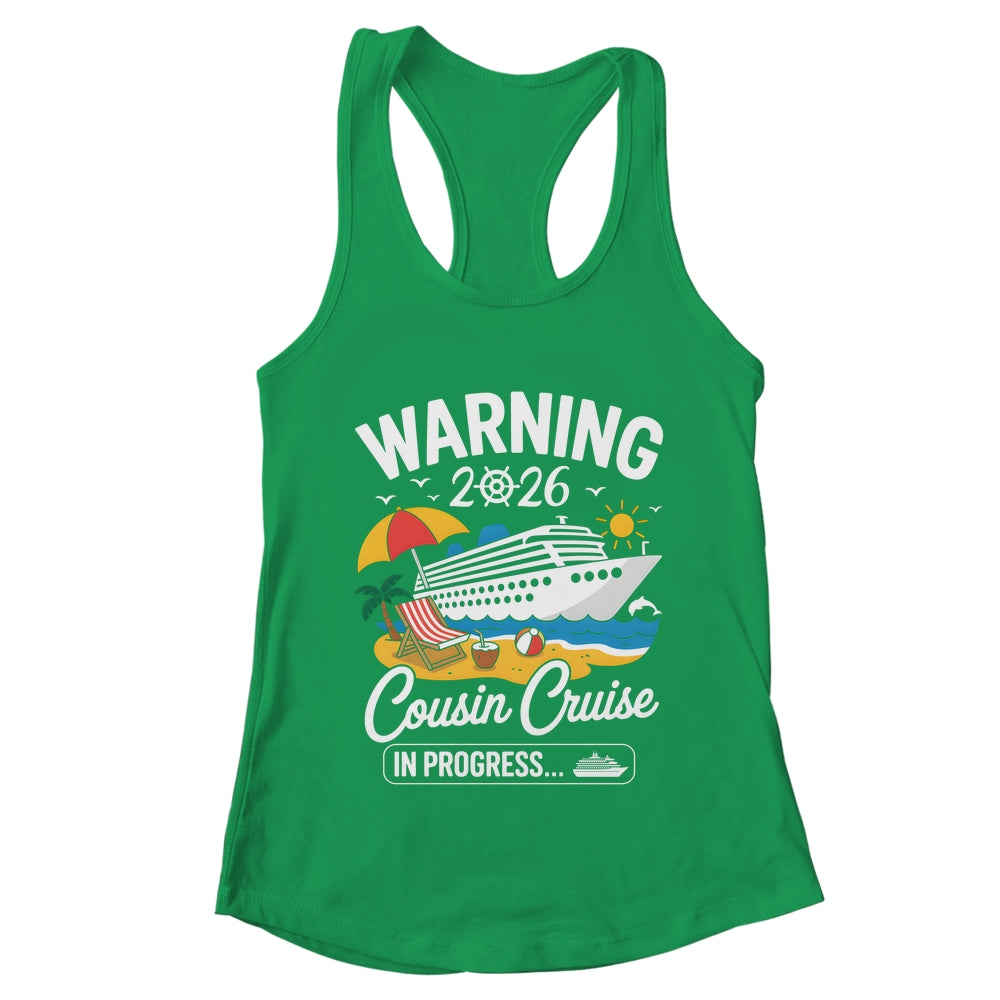 Cousins Cruise Trip In Progress 2026 Cousins Cruising Shirt & Tank Top | teecentury