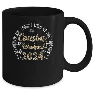 Cousins Trip 2024 Apparently Are Trouble Leopard Mug | teecentury