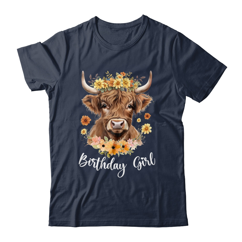 Cow Birthday Girl Design Cute Cow Lover Bday Family Matching Shirt & Tank Top | teecentury