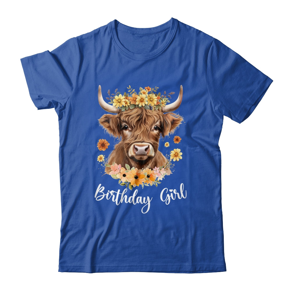 Cow Birthday Girl Design Cute Cow Lover Bday Family Matching Shirt & Tank Top | teecentury