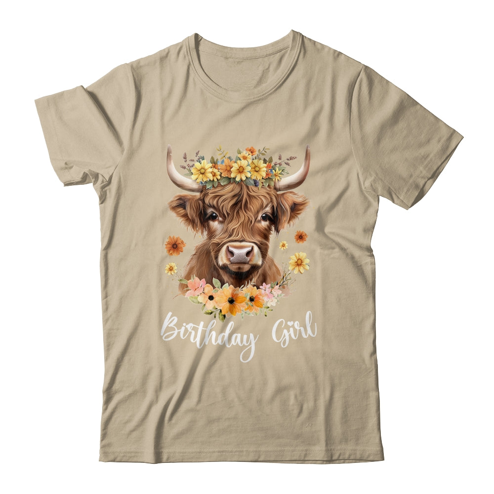 Cow Birthday Girl Design Cute Cow Lover Bday Family Matching Shirt & Tank Top | teecentury