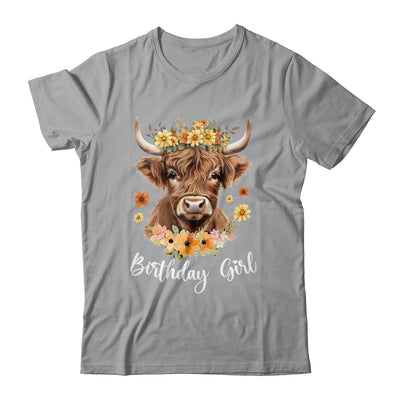 Cow Birthday Girl Design Cute Cow Lover Bday Family Matching Shirt & Tank Top | teecentury