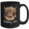 Cow Birthday Girl Design Cute Cow Lover Bday Family Matching Mug | teecentury
