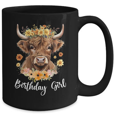 Cow Birthday Girl Design Cute Cow Lover Bday Family Matching Mug | teecentury