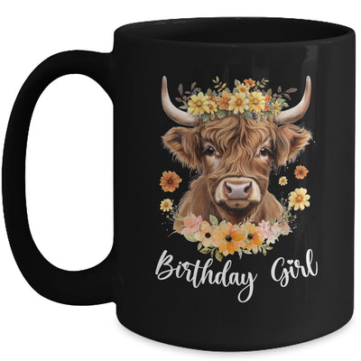 Cow Birthday Girl Design Cute Cow Lover Bday Family Matching Mug | teecentury