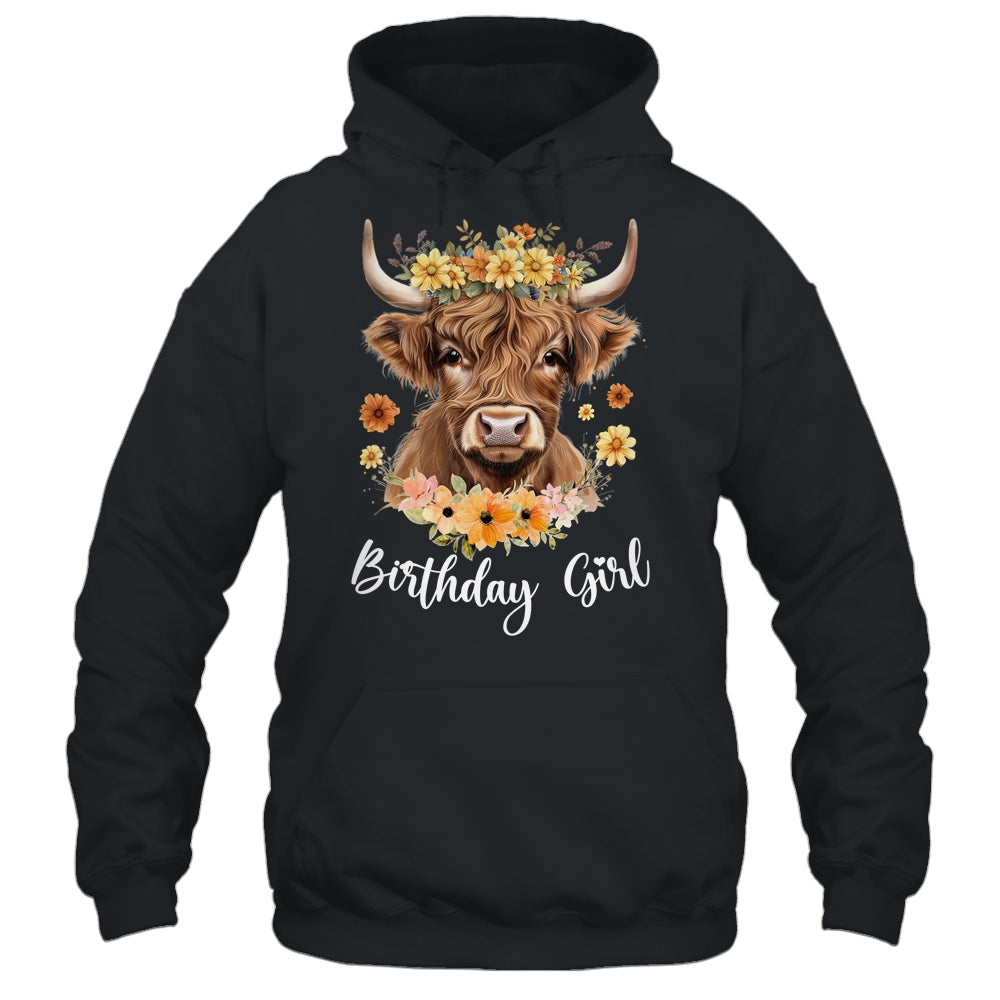 Cow Birthday Girl Design Cute Cow Lover Bday Family Matching Shirt & Tank Top | teecentury