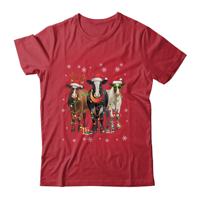 Cow Merry Christmas Funny Cow Lover For Xmas Women Men Shirt & Sweatshirt | teecentury