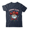 Cowboy Claus Cowboy Santa Hat Xmas Christmas Western Style Shirt & Sweatshirt | teecentury
