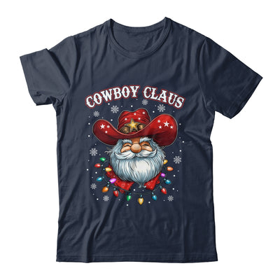 Cowboy Claus Cowboy Santa Hat Xmas Christmas Western Style Shirt & Sweatshirt | teecentury