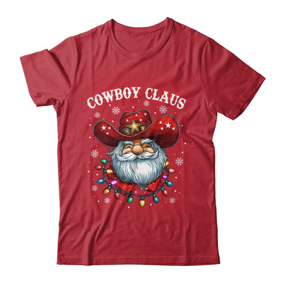 Cowboy Claus Cowboy Santa Hat Xmas Christmas Western Style Shirt & Sweatshirt | teecentury