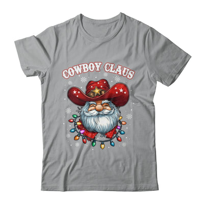 Cowboy Claus Cowboy Santa Hat Xmas Christmas Western Style Shirt & Sweatshirt | teecentury