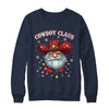 Cowboy Claus Cowboy Santa Hat Xmas Christmas Western Style Shirt & Sweatshirt | teecentury