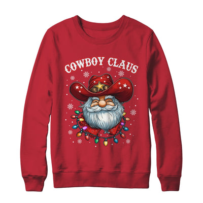 Cowboy Claus Cowboy Santa Hat Xmas Christmas Western Style Shirt & Sweatshirt | teecentury