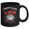 Cowboy Claus Cowboy Santa Hat Xmas Christmas Western Style Mug | teecentury