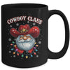 Cowboy Claus Cowboy Santa Hat Xmas Christmas Western Style Mug | teecentury