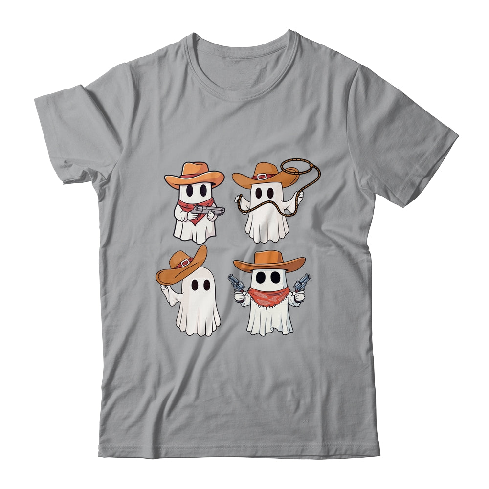 Cowboy Ghosts Halloween Ghost Boo Western Cute Spooky Season Shirt & Sweatshirt | teecentury