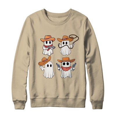 Cowboy Ghosts Halloween Ghost Boo Western Cute Spooky Season Shirt & Sweatshirt | teecentury