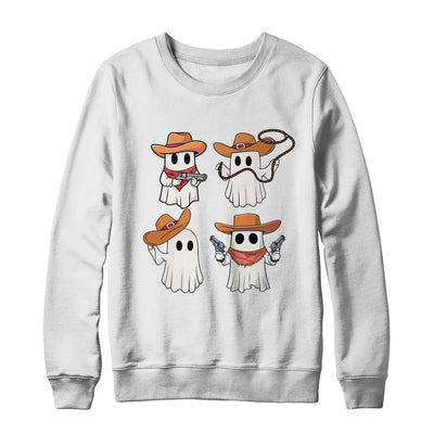 Cowboy Ghosts Halloween Ghost Boo Western Cute Spooky Season Shirt & Sweatshirt | teecentury