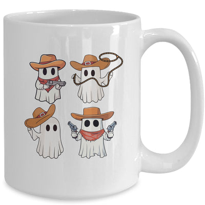 Cowboy Ghosts Halloween Ghost Boo Western Cute Spooky Season Mug | teecentury