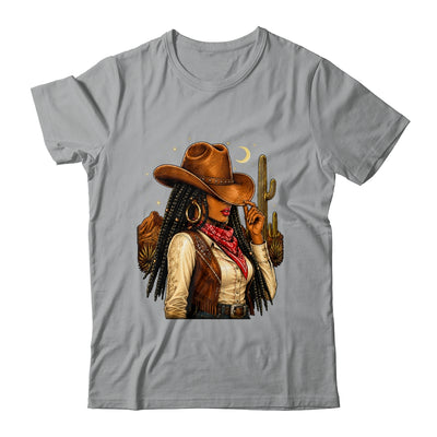 Cowgirl Afro Western Country Rodeo Melanin African American Shirt & Tank Top | teecentury