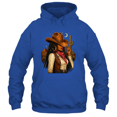 Cowgirl Afro Western Country Rodeo Melanin African American Shirt & Tank Top | teecentury