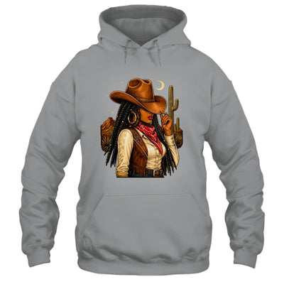 Cowgirl Afro Western Country Rodeo Melanin African American Shirt & Tank Top | teecentury
