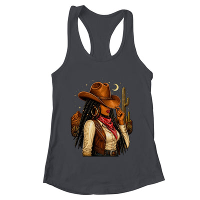 Cowgirl Afro Western Country Rodeo Melanin African American Shirt & Tank Top | teecentury