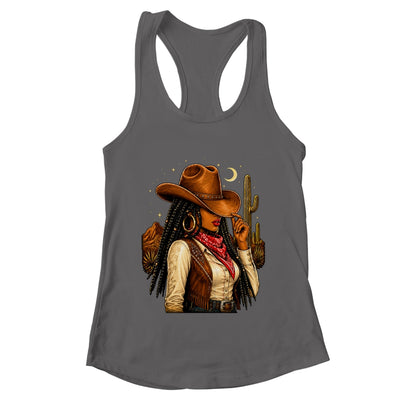 Cowgirl Afro Western Country Rodeo Melanin African American Shirt & Tank Top | teecentury