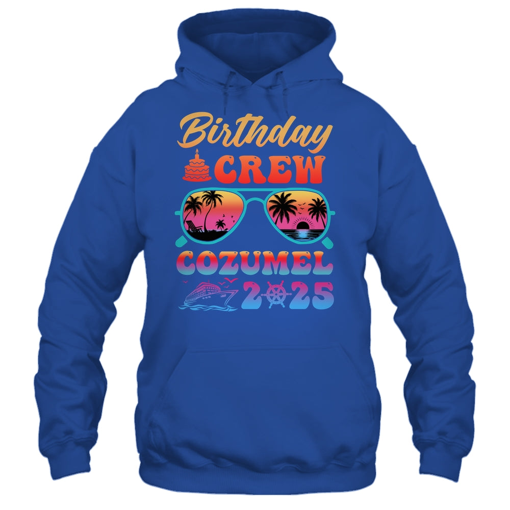 Cozumel Birthday Crew Vacation Cruise 2025 Summer Trip Group Shirt & Tank Top | teecentury
