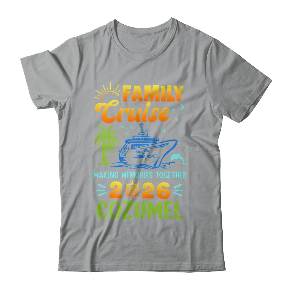 Cozumel Cruise 2026 Family Friends Group Vacation Matching Shirt & Tank Top | teecentury