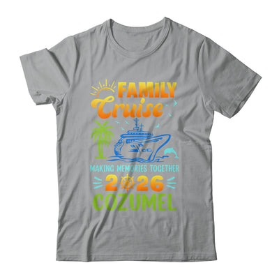 Cozumel Cruise 2026 Family Friends Group Vacation Matching Shirt & Tank Top | teecentury