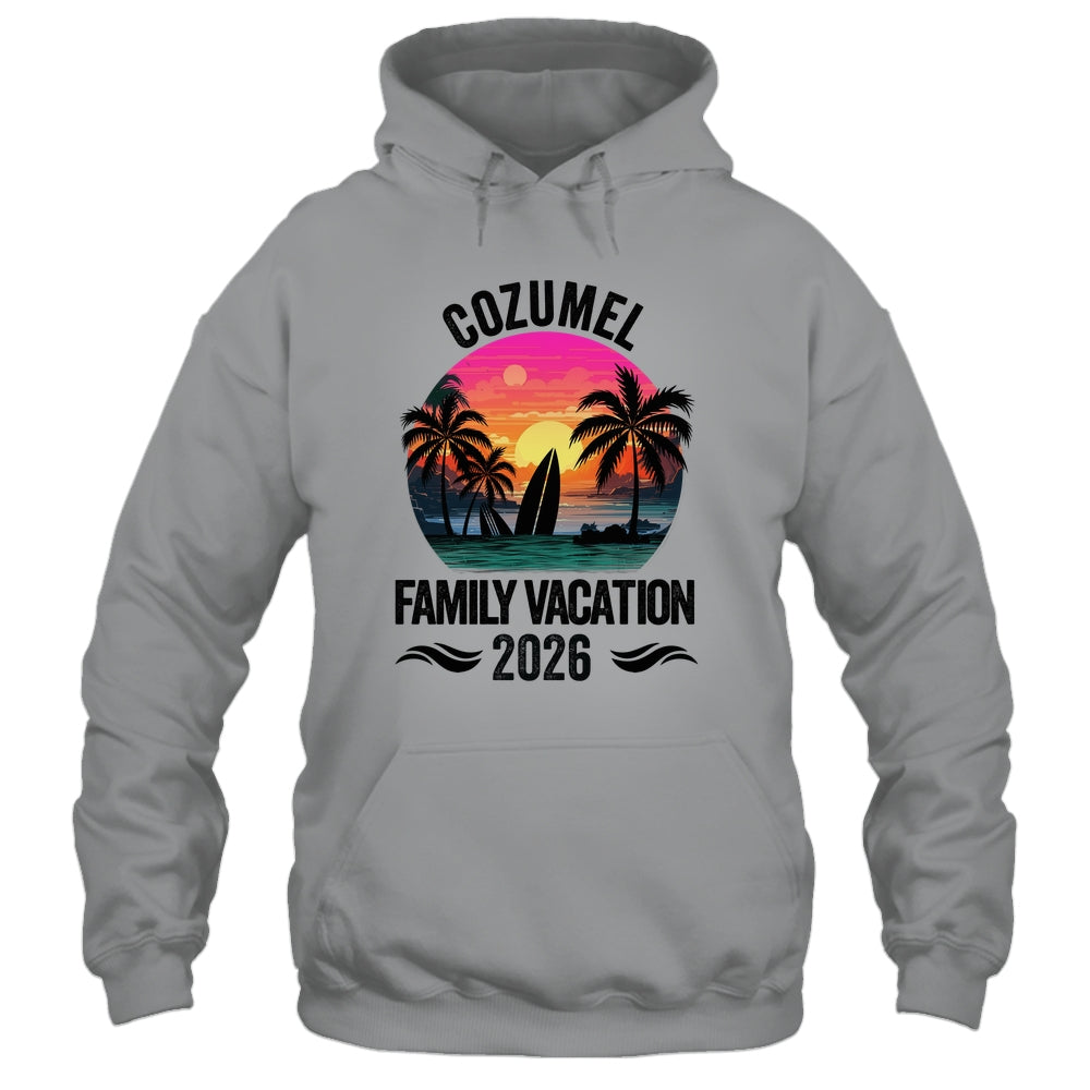 Cozumel Family Vacation 2026 Matching Outfits Beach Summer Shirt & Tank Top | teecentury
