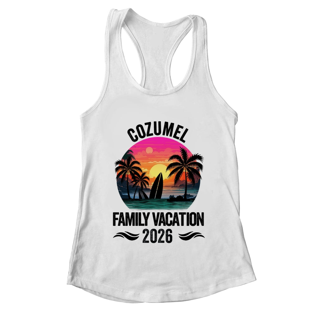 Cozumel Family Vacation 2026 Matching Outfits Beach Summer Shirt & Tank Top | teecentury