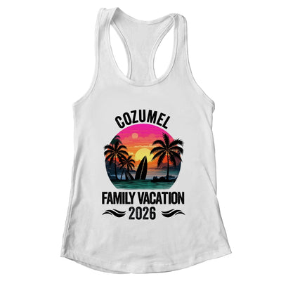 Cozumel Family Vacation 2026 Matching Outfits Beach Summer Shirt & Tank Top | teecentury