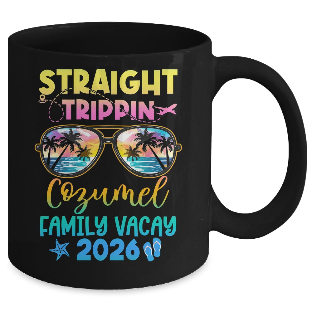 Cozumel Family Vacay Vacation 2026 Straight Trippin Mug | teecentury