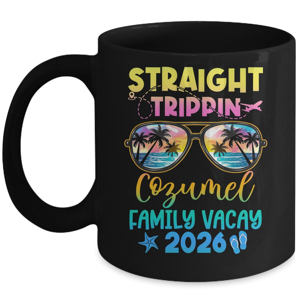 Cozumel Family Vacay Vacation 2026 Straight Trippin Mug | teecentury