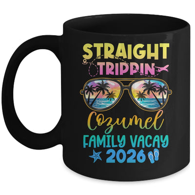 Cozumel Family Vacay Vacation 2026 Straight Trippin Mug | teecentury