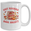 Cozy Readers Book Society Autumn Reading Book Lover Girl Mug | teecentury