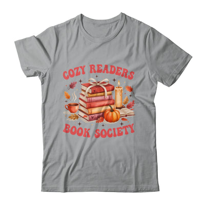 Cozy Readers Book Society Autumn Reading Book Lover Girl Shirt & Sweatshirt | teecentury