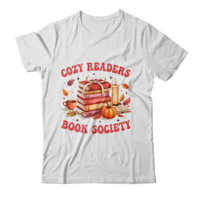 Cozy Readers Book Society Autumn Reading Book Lover Girl Shirt & Sweatshirt | teecentury