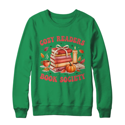 Cozy Readers Book Society Autumn Reading Book Lover Girl Shirt & Sweatshirt | teecentury