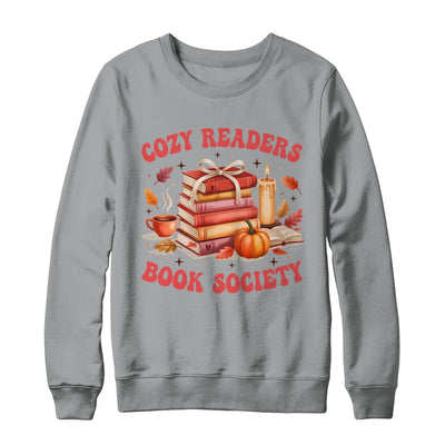 Cozy Readers Book Society Autumn Reading Book Lover Girl Shirt & Sweatshirt | teecentury